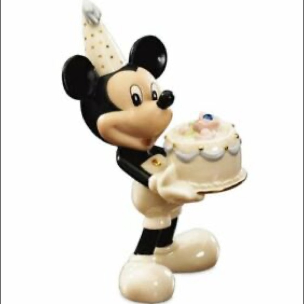 🎂LENOX Mickey (September) Happy Birthday statue🎂